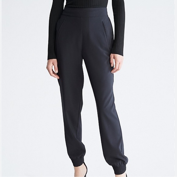 Calvin Klein Black Track Pants - Picture 1 of 7